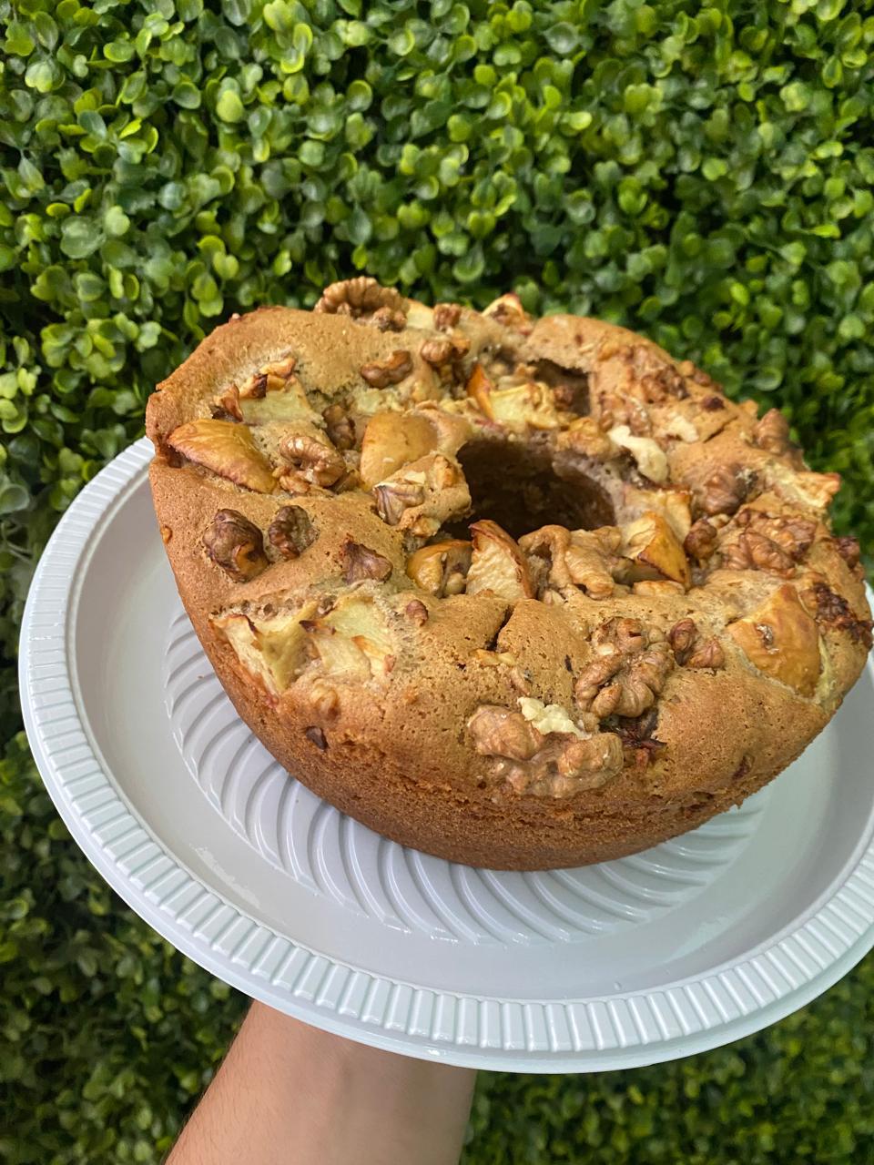 Bolo de Fubá com Goiabada