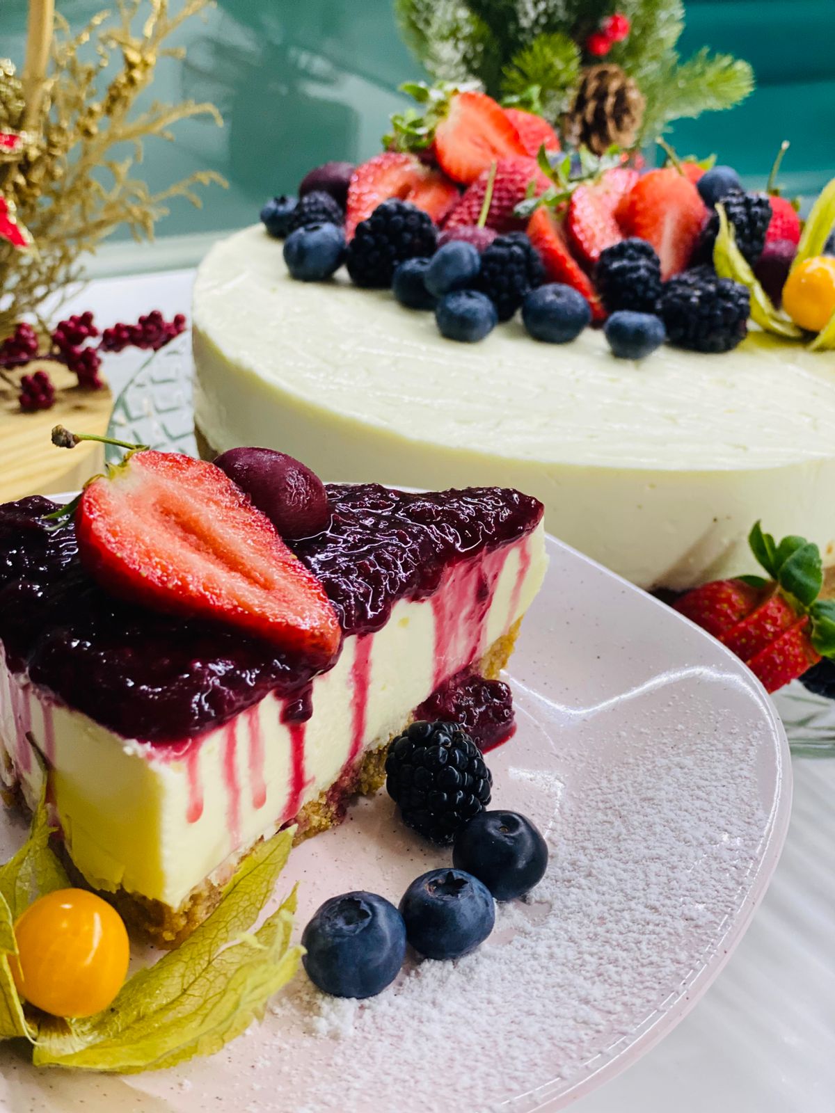 Cheesecake de Frutas Vermelhas